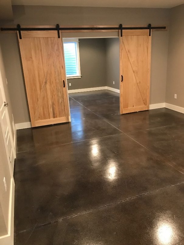 Stained deals concrete floors